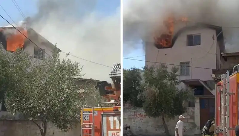 Hatay'da Korkunç Yangın: Küçük Çocuk Hastaneye Kaldırıldı