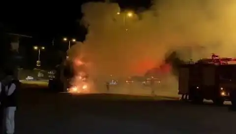 Zonguldak'ta Seyir Halindeki TIR'da Alevler İçinde Korku Dolu Anlar