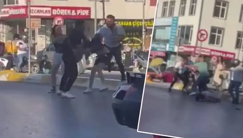 Esenyurt'ta Motosikletli İki Kadına Yapılan Dayak Olayı Şokta Bıraktı