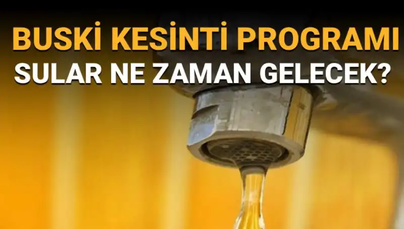 Bursa Nilüfer’de Sular Ne Zaman Gelecek? BUSKİ Su Kesintisi Programı Açıklandı!