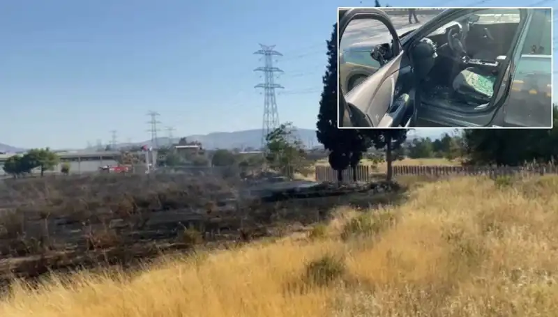 İzmir'deki Otluk Alan Yangını AVM Otoparkında Büyük Paniğe Neden Oldu