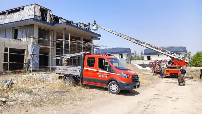 Ankara Gölbaşı'nda Villalara Sıçrayan Yangının Gizemi Çözülüyor