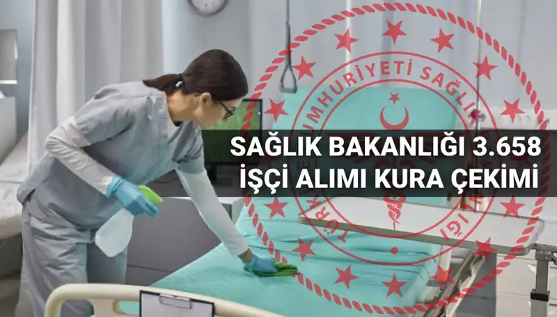 2025 Sağlık Bakanlığı 3.658 İşçi Alımı Kura Tarihleri Açıklandı!