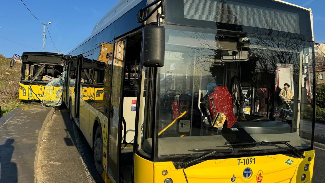 İstanbul'da İki Ayrı Noktada 5 İETT Otobüsü Kaza Yaptı!