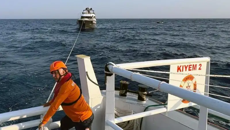 Marmaris Açıklarında Sürüklenen Tekne, Kısa Sürede Kurtarıldı