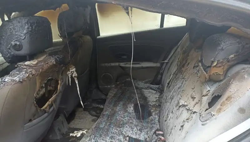 Esenyurt'ta Tehdit ve Şantaj Vakası: Arabasını Yakan Şahıs Yakalandı