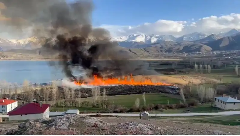 Kuş Cenneti'nde Yangın: Sazlıklar Mahrum Kaldı!