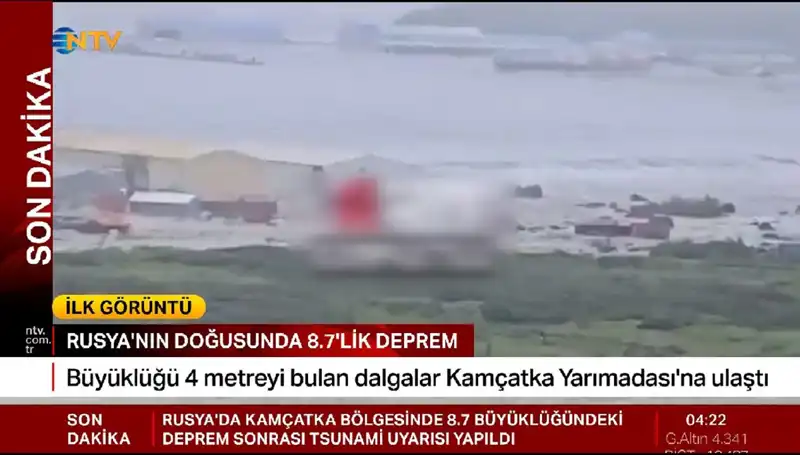Kamçatka Kıyılarında Tsunami Alarmı: İlk Dalgalar Gözlemlendi!